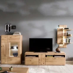 Wohnzimmermöbel Set aus Holz - Destal (dreiteilig)^Wohnen Outlet