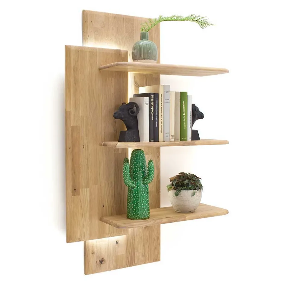 Wohnzimmermöbel Set aus Holz - Destal (dreiteilig)^Wohnen Outlet