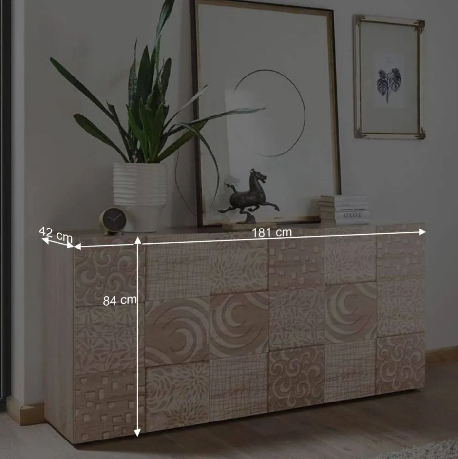 Wohnzimmermöbel Set in Holz - Bielvas (dreiteilig)^Wohnen Hot