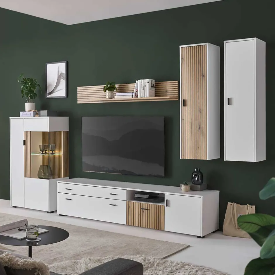 Wohnzimmermöbel Set zweifarbig - Nenaloro (fünfteilig)^Wohnen Sale