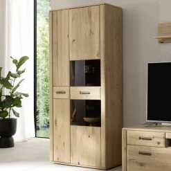 Wohnen Wohnzimmerschrank in Asteiche Hell - Jevedaz