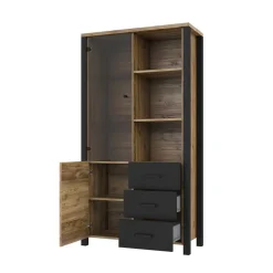 Wohnzimmerschrank in Fichte Holzoptik verwittert - Simeona^Wohnen Best