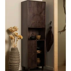 Wohnen Wohnzimmerschrank in Walnussfarben - Luisa