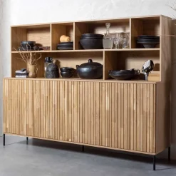 Wohnzimmerschrank mit 4 Türen & 7 Fächern - Cegrada^Wohnen Best