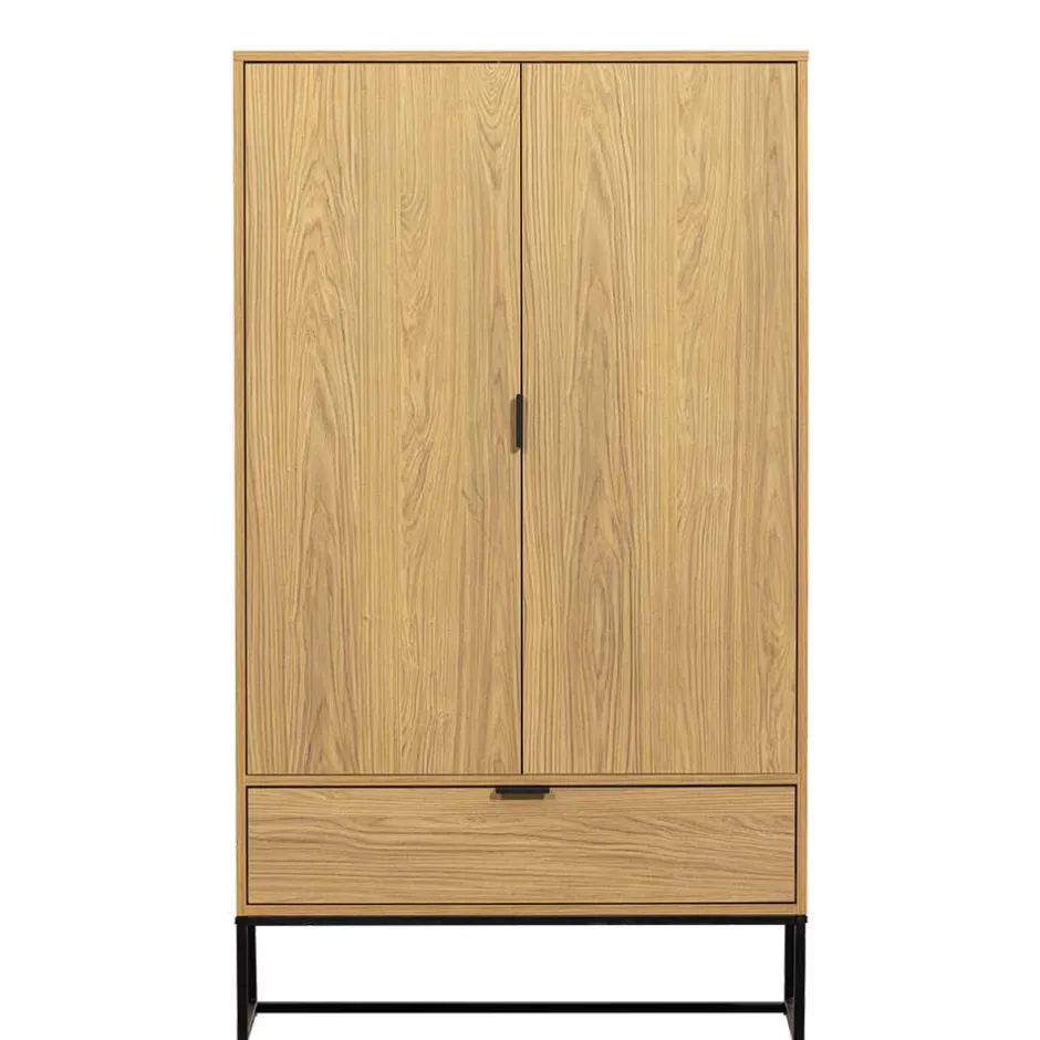 Wohnen Wohnzimmerschrank mit Doppeltür und Schublade - Ariadelco