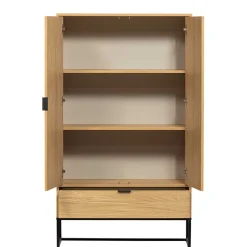 Wohnen Wohnzimmerschrank mit Doppeltür und Schublade - Ariadelco