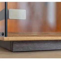 Wohnen Wohnzimmerschrank mit Glas und LED Licht - Cocondar