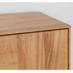 Wohnen Wohnzimmerschrank mit Glas und LED Licht - Cocondar