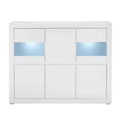 Wohnzimmerschrank mit Glaseinsätzen - Ilana^Wohnen Sale