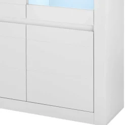 Wohnzimmerschrank mit Glaseinsätzen - Ilana^Wohnen Sale