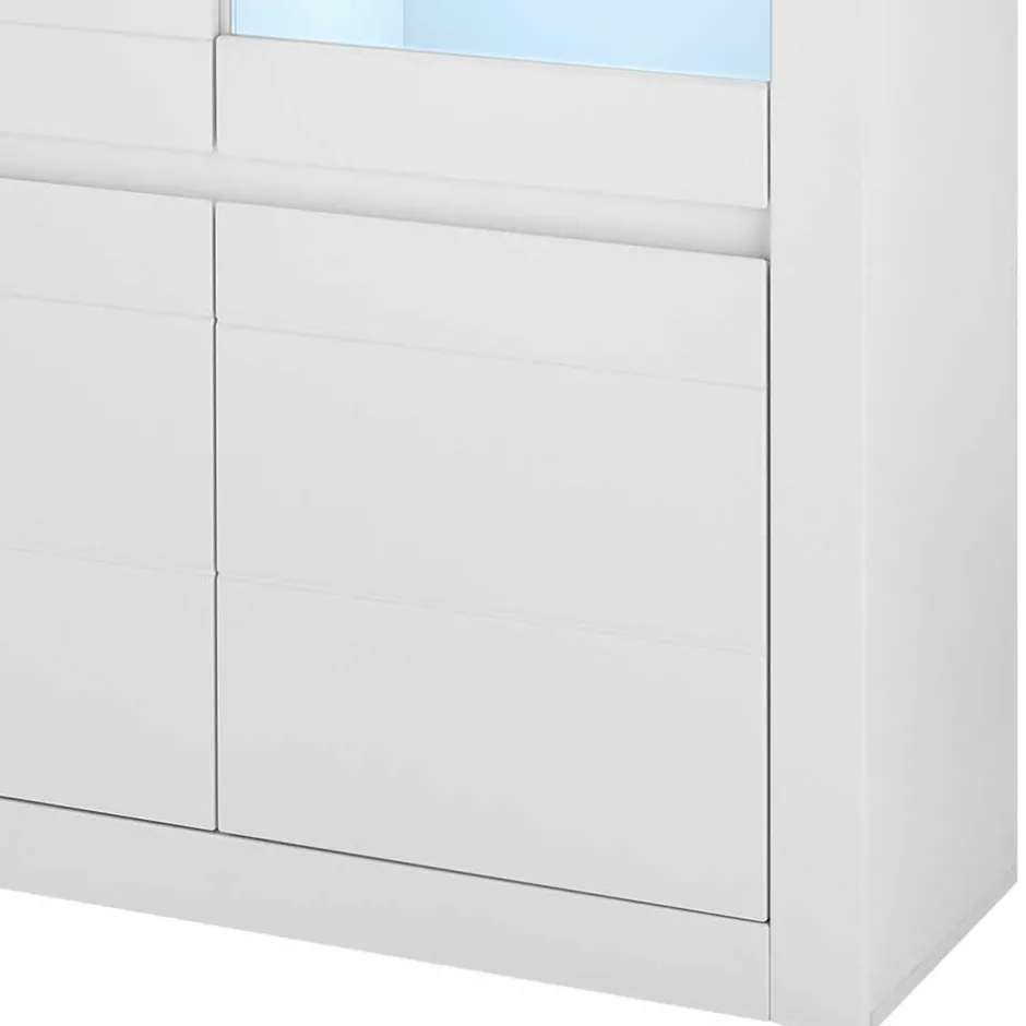 Wohnzimmerschrank mit Glaseinsätzen - Ilana^Wohnen Sale