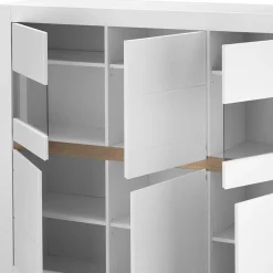 Wohnzimmerschrank mit Glaseinsätzen - Ilana^Wohnen Sale