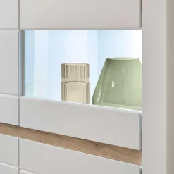Wohnzimmerschrank mit Glaseinsätzen - Ilana^Wohnen Sale