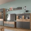 Wohnen Wohnzimmerschränke & Regal - TV Wand - Lucios (vierteilig)