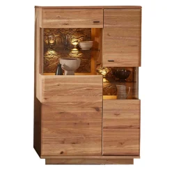 Wohnen Wohnzimmerschränke und Regal Set - Cassna (vierteilig)