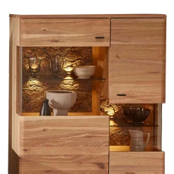 Wohnen Wohnzimmerschränke und Regal Set - Cassna (vierteilig)