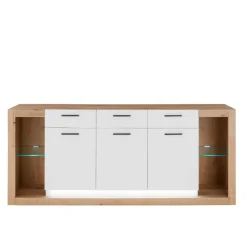 Wohnen Wohnzimmerschränke und Wandboard Set - Adejano (dreiteilig)