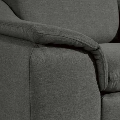 Wohnzimmersessel in Anthrazit und Nussbaum - Classimo^Wohnen Discount