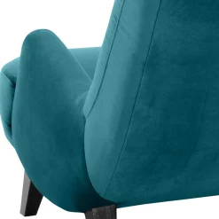 Wohnzimmersessel in Blau und Schwarz - Frunz^Wohnen Outlet