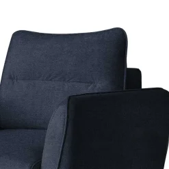 Wohnen Wohnzimmersessel in Blaugrau Velours - Chiyom