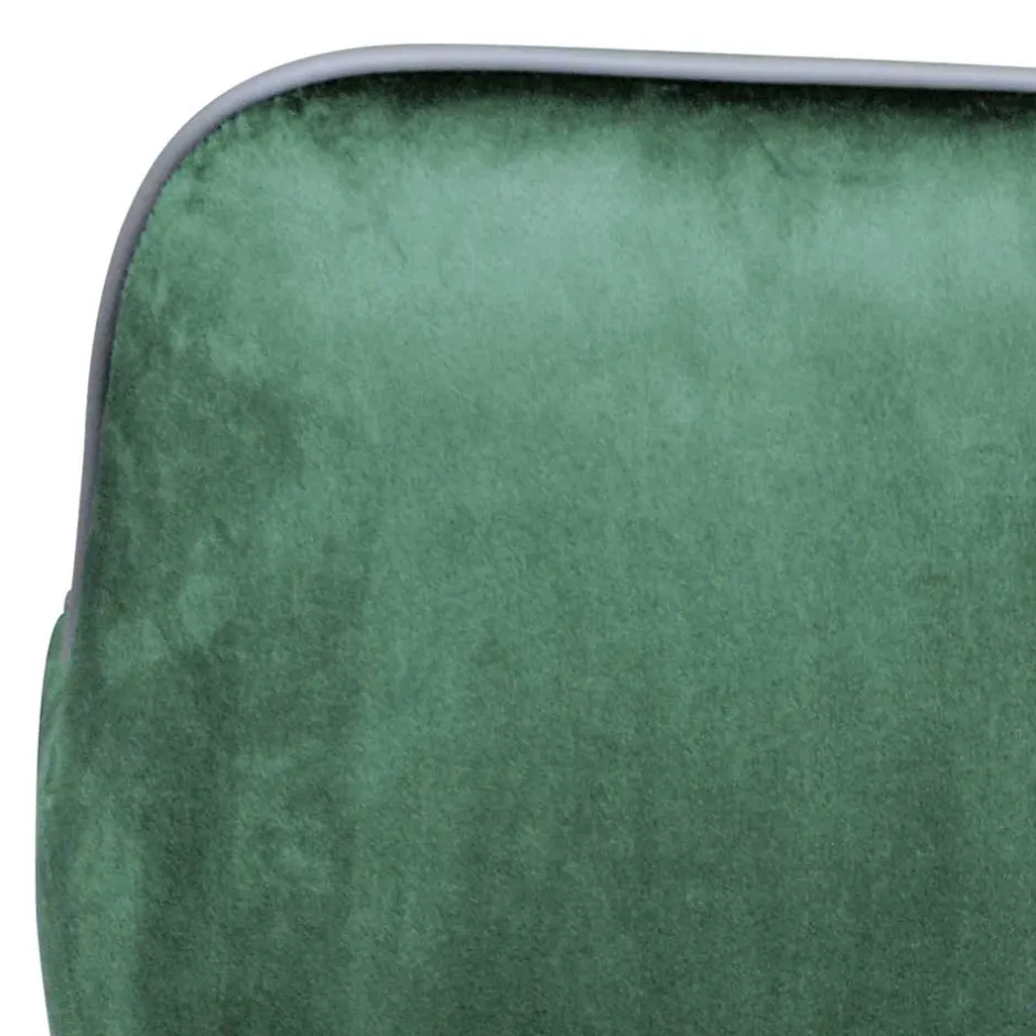 Wohnen Wohnzimmerstuhl mit Armlehnen in Grün Samt - Relindo