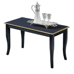 Wohnzimmertisch in Dunkelblau und Gold - Albro^Wohnen Sale