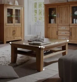 Wohnzimmertisch Ladressa aus Wildeiche geölt^Wohnen Hot