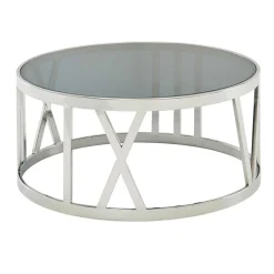 Wohnzimmertisch mit Glasplatte in Schwarz getönt - Julado^Wohnen Hot