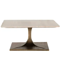 Wohnzimmertisch mit hellgrauer Marmorplatte - Cimbaly^Wohnen Sale