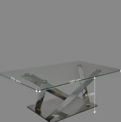 Wohnzimmertisch mit Mikado Fußgestell - Tudan^Wohnen New