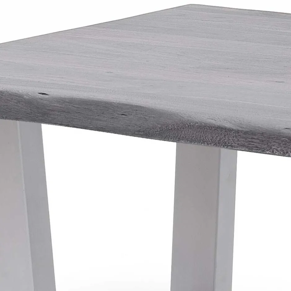 Wohnzimmertisch mit Naturkante Akazie - Daana^Wohnen Discount