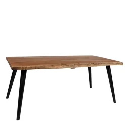 Wohnen Wohnzimmertisch mit Natur-Baumkante - Filmau