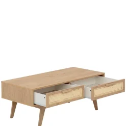 Wohnen Wohnzimmertisch mit zwei Schubladen - Oraina