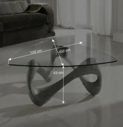 Wohnzimmertisch Same in Grau Stein^Wohnen Clearance