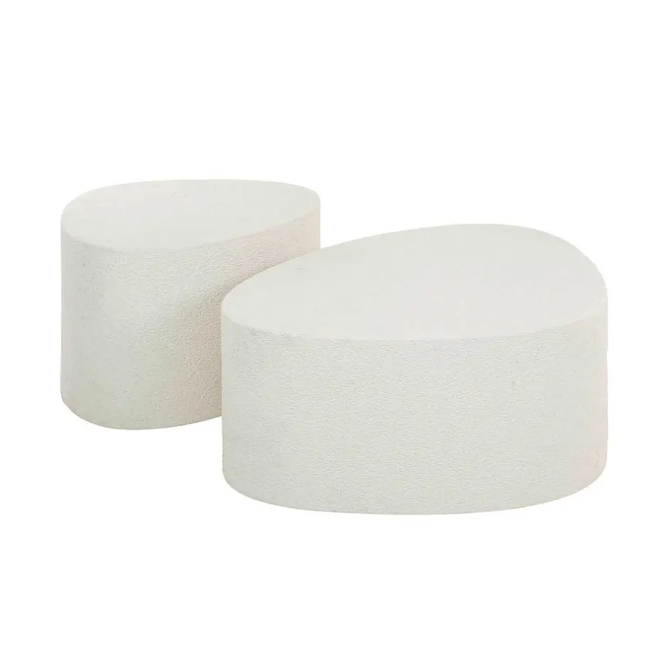 Wohnen Wohnzimmertische aus Marmorkomposit - Ezeiza (zweiteilig)