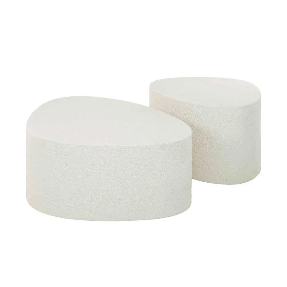 Wohnen Wohnzimmertische aus Marmorkomposit - Ezeiza (zweiteilig)