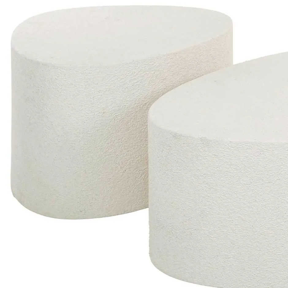 Wohnen Wohnzimmertische aus Marmorkomposit - Ezeiza (zweiteilig)