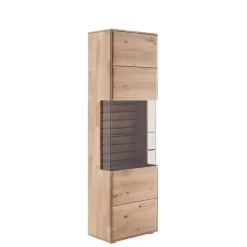 Wohnzimmervitrine in Asteiche Hell - Azzurian^Wohnen Discount