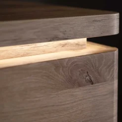 Wohnzimmervitrine mit Licht LED - Bekunion^Wohnen Discount