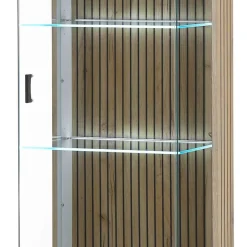 Wohnen Wohnzimmervitrinen & TV Board & Regal Set - Nenaloro (vierteilig)