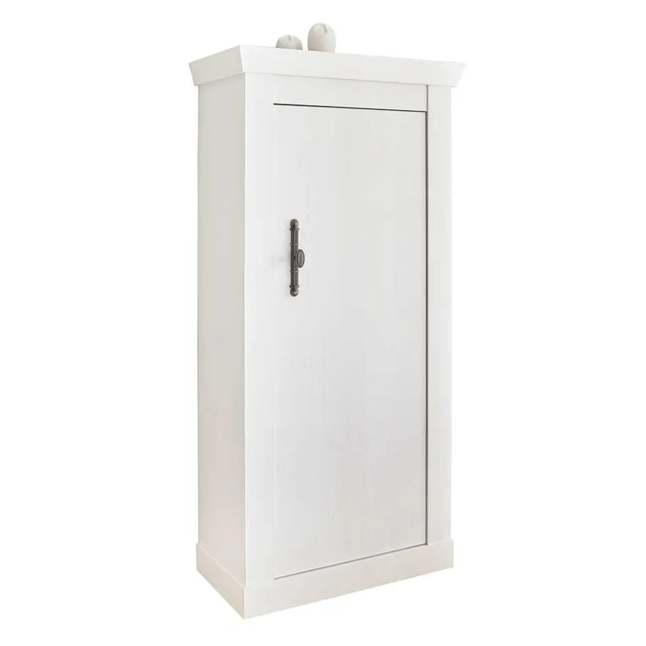 Wohnzimmerwohnwand in weißer Holzoptik Pinie - Liancos (vierteilig)^Wohnen Outlet