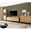Wohnen Wohnzimmer-Wohnwand Set - Jaskin (dreiteilig)
