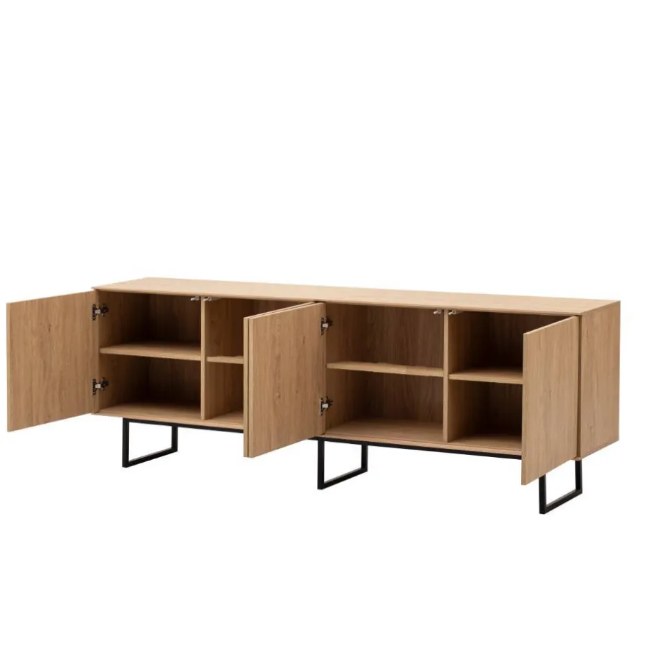 Wohnen Wohnzimmer-Wohnwand Set - Jaskin (dreiteilig)