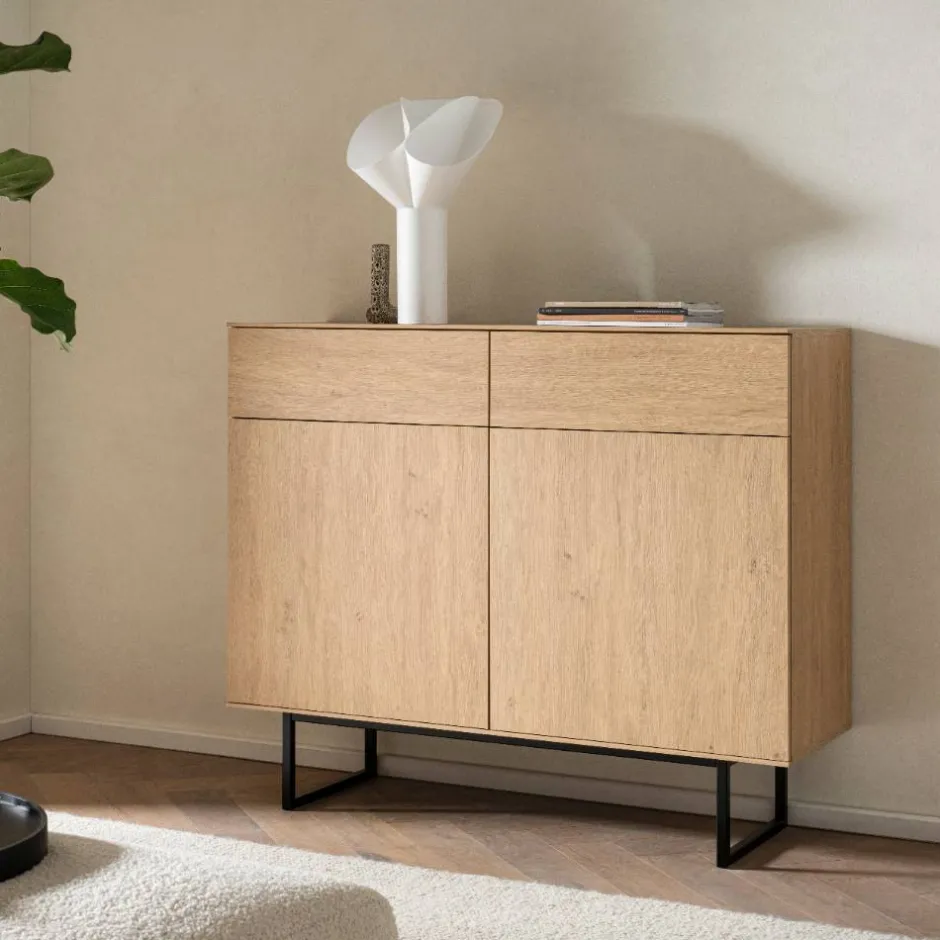 Wohnen Wohnzimmer-Wohnwand Set - Jaskin (dreiteilig)