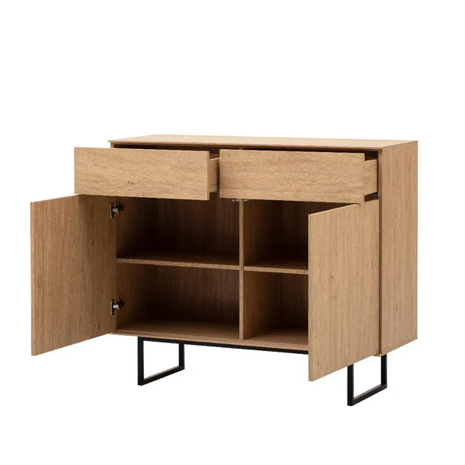 Wohnen Wohnzimmer-Wohnwand Set - Jaskin (dreiteilig)