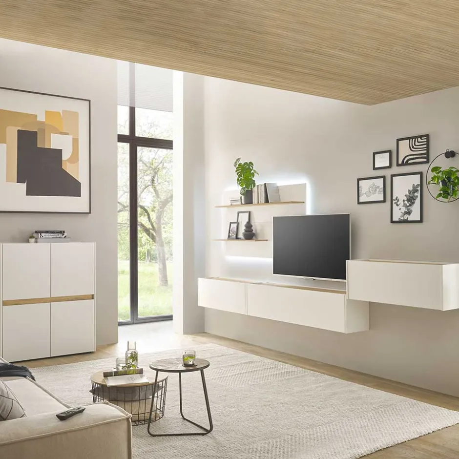 Wohnen Wohnzimmeschränke & Regal Set - Nonessia (fünfteilig)
