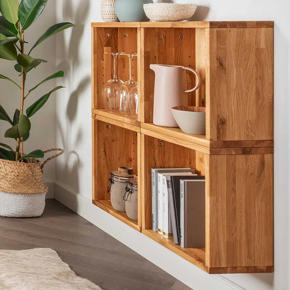 Würfel Regal aus Massivholz geölt - Iljona^Wohnen