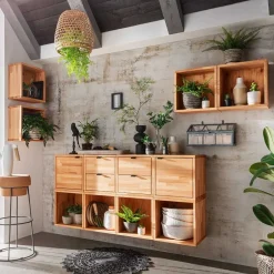 Wohnen Würfelregale Kombination aus Kernbuche - Gabela (zwölfteilig)