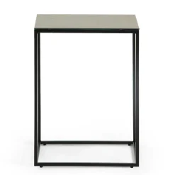 45x30 Beistelltisch mit Keramikplatte in Braun - Opium^Wohnen Best