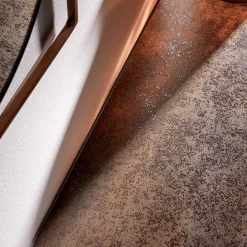 45x30 Beistelltisch mit Keramikplatte in Braun - Opium^Wohnen Best